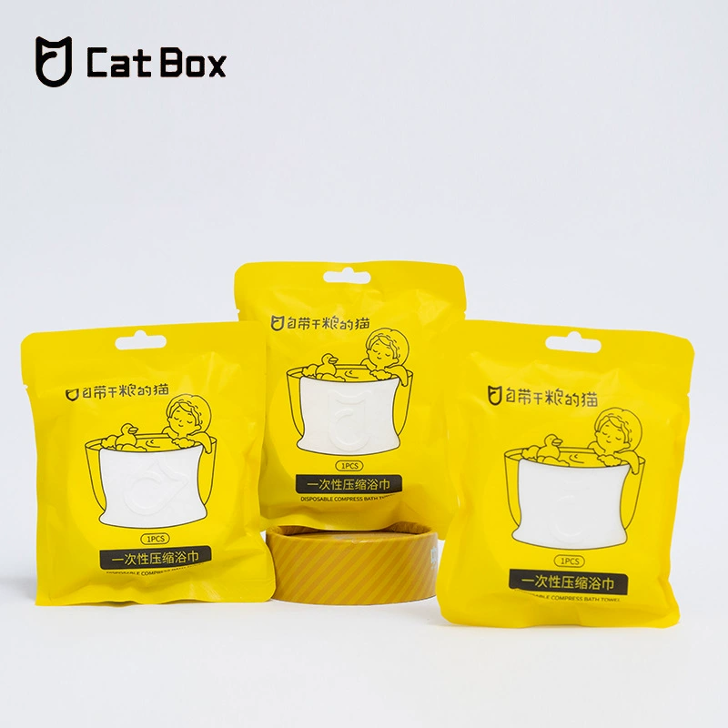 Одноразовые компрессионные банные полотенца утолщенные отдельно упакованные отели для деловых поездок Портативное полотенце для купания