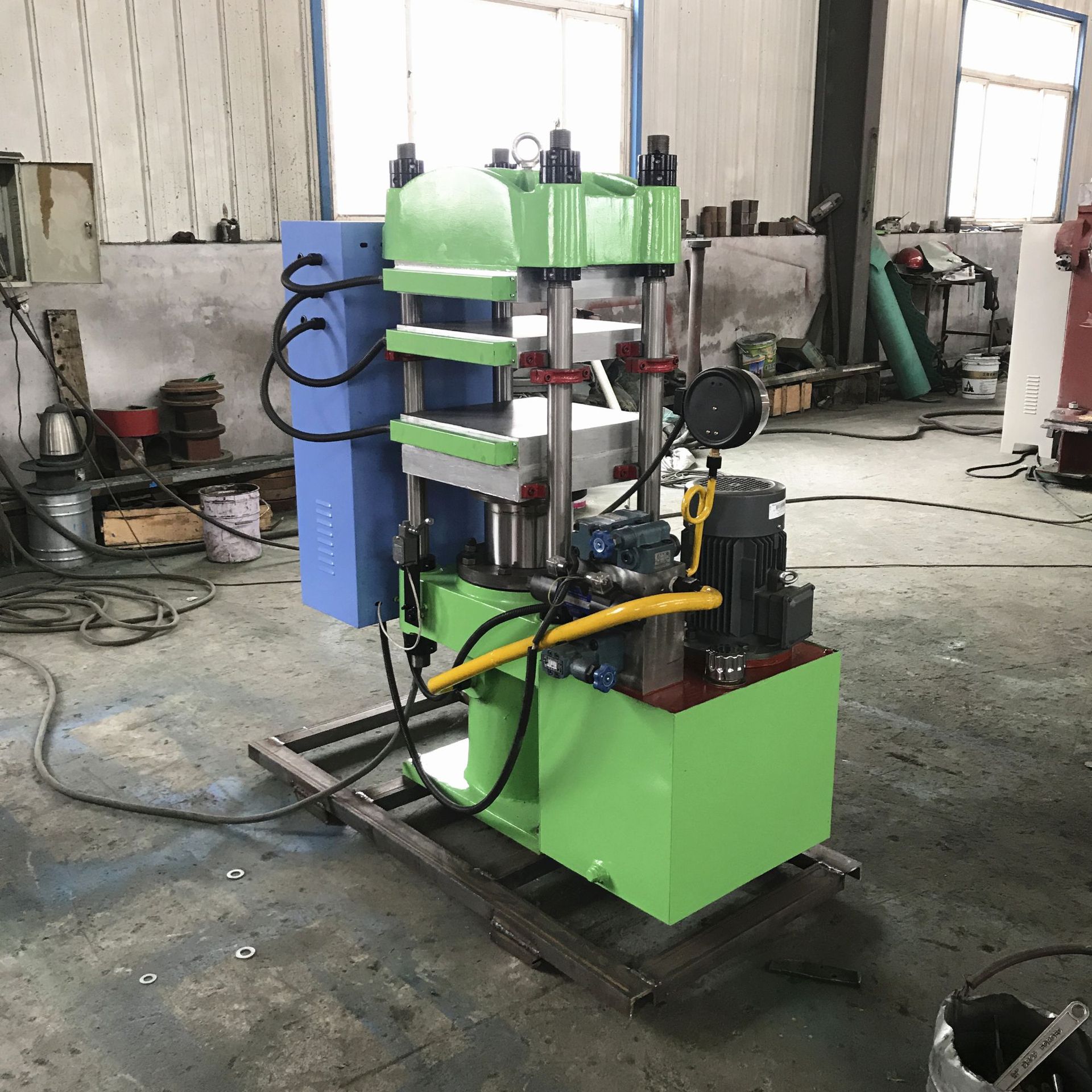 50T400x400x2自动控制平板硫化机