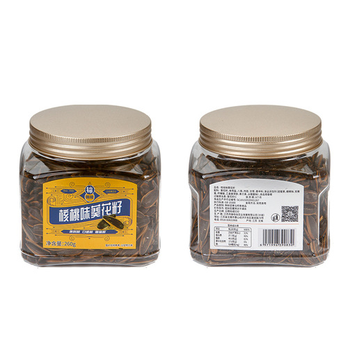 Jinlong Fried Nuts Watermelon Seeds Sunflower Seeds Pumpkin Seeds 18 Cans/Box Packaged Popular Leisure Snacks Local Specialty