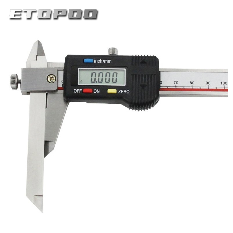 ETOPOO伸缩爪数显卡尺0-150mm长短脚数显游标卡尺台阶电子卡尺