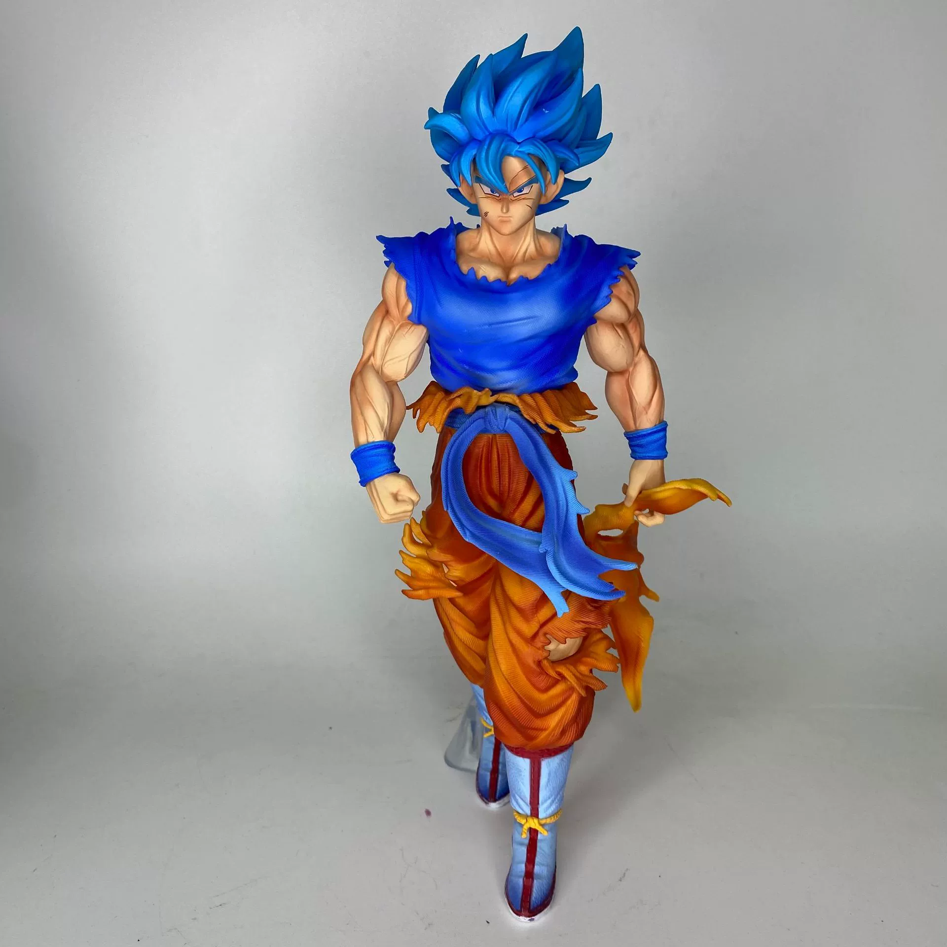 Фигура по серии Dragon Ball Super Blue Goku единственная, синий/еженедельный цвет, модель, украшение в коробке, ручная работа, офисная фигура, оптовая продажа