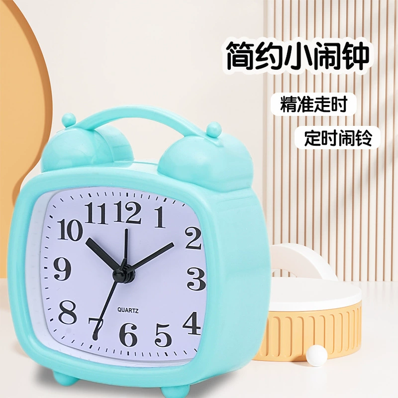Студенческий будильник Простая сеть будильника красная спальня настольный колокол прикроватный маленький будильник детские часы будильники спот оптом