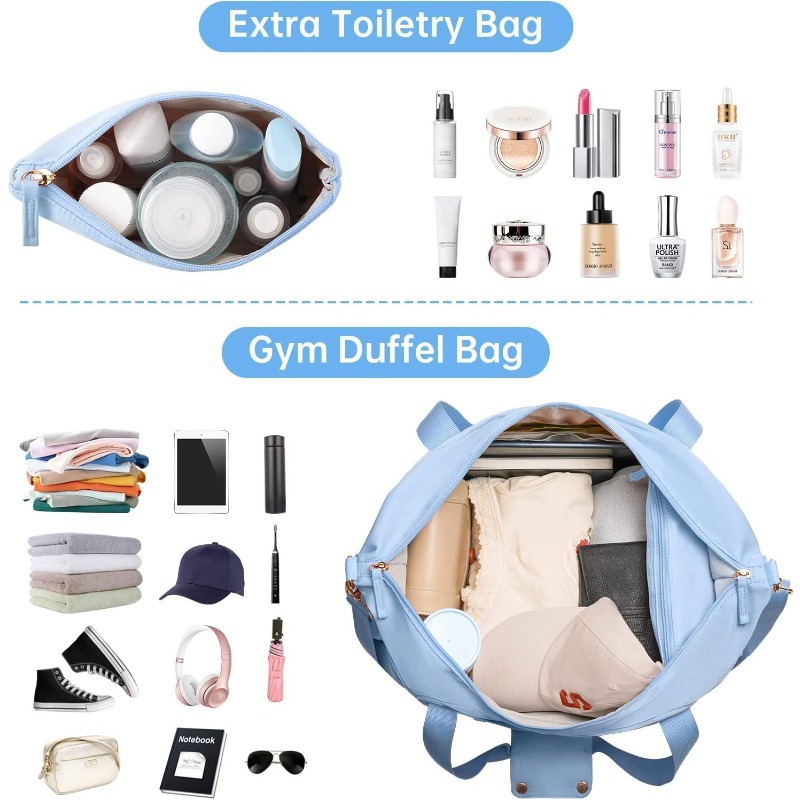 Hot Sale Gym Travel Bag USB Charging Port Waterproof Breathable Durable Dry Wet Separation Multifunctional_voghion.com