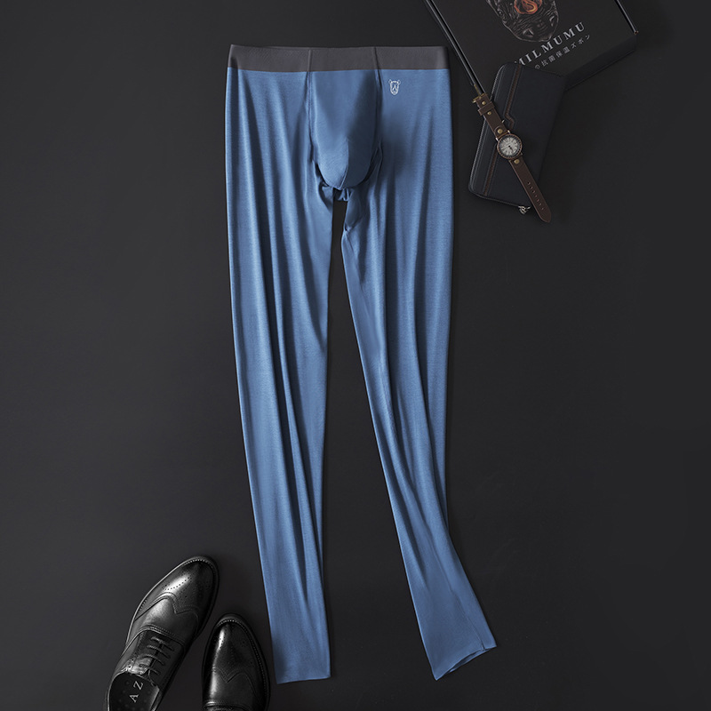 Men's High-end Fleece Thin Inner Thermal Pants Image 4