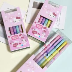Sanrio Erasable Neutral Pen Blue Corocoro Bear Push-button Student Correction Erasable Water Pen Girly Heart