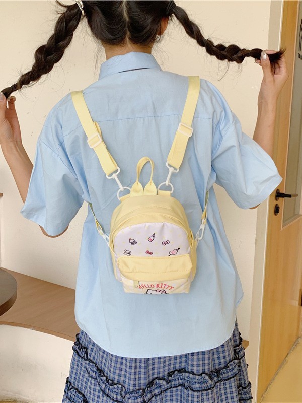 かわいい子猫インスタイル幼稚園生バックパック甘くて多用途な通勤バックパックキャンパススタイルスクールバッグ|undefined
