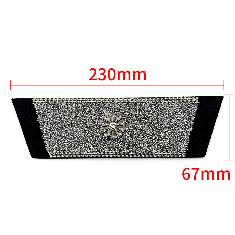 Nuevos accesorios de zapato DIY una sola forma de sandalias de diamante semiacabados zapatillas taladro superior