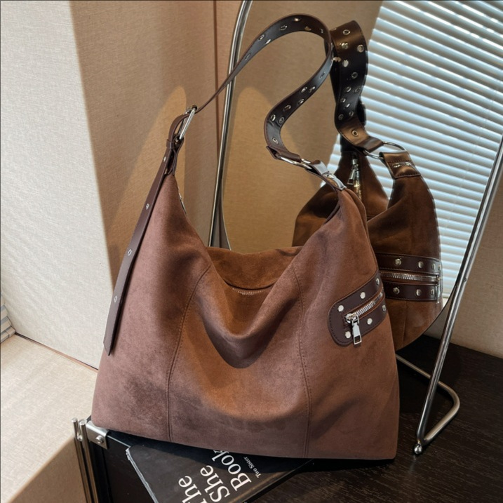 Otoño y invierno retro bolsas de terciopelo de seda de gran capacidad para mujeres 2025 nueva sensación de alta calidad bolsas de mano image 1