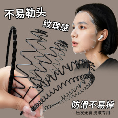 黑色隐形运动洗脸发箍女2025新款高颅顶头箍日常外戴防滑发卡发饰
