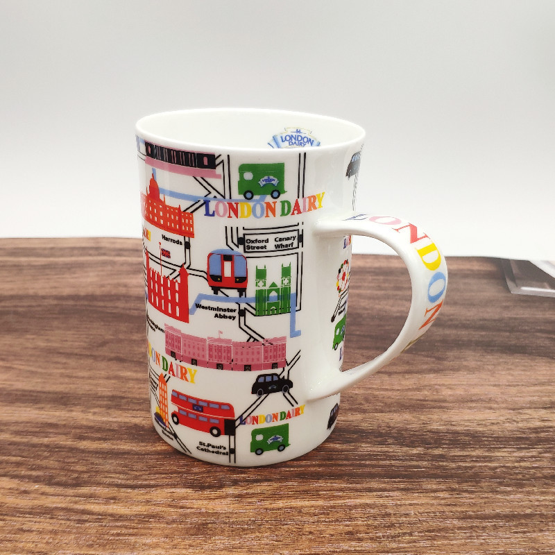 Foreign Trade Printed Bone China Cup, Simple White Mug, Office Water Cup, Holiday Gift, Custom Printed Pattern Foreign Trade Printed Bone China Cup, Simple White Mug, Office Water Cup, Holiday Gift, Custom Printed Pattern