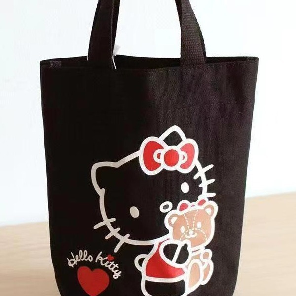 Bolsa de mano portátil de oficina transfronteriza, bolsa de lona, lindo tipo de cubo, bolsa de cubo portátil, bolsa de mano de Baoma