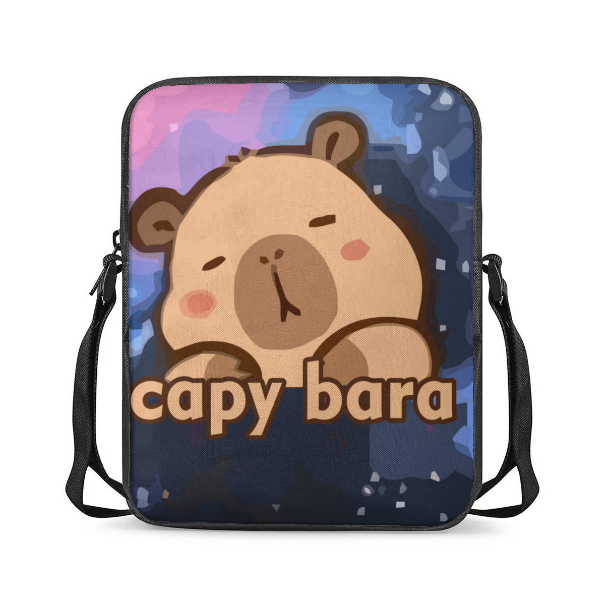 Transfronterizo Kapibara mochila de hombro de los estudiantes de primaria impresión de gran capacidad bolsa de almacenamiento bolsa personalizada