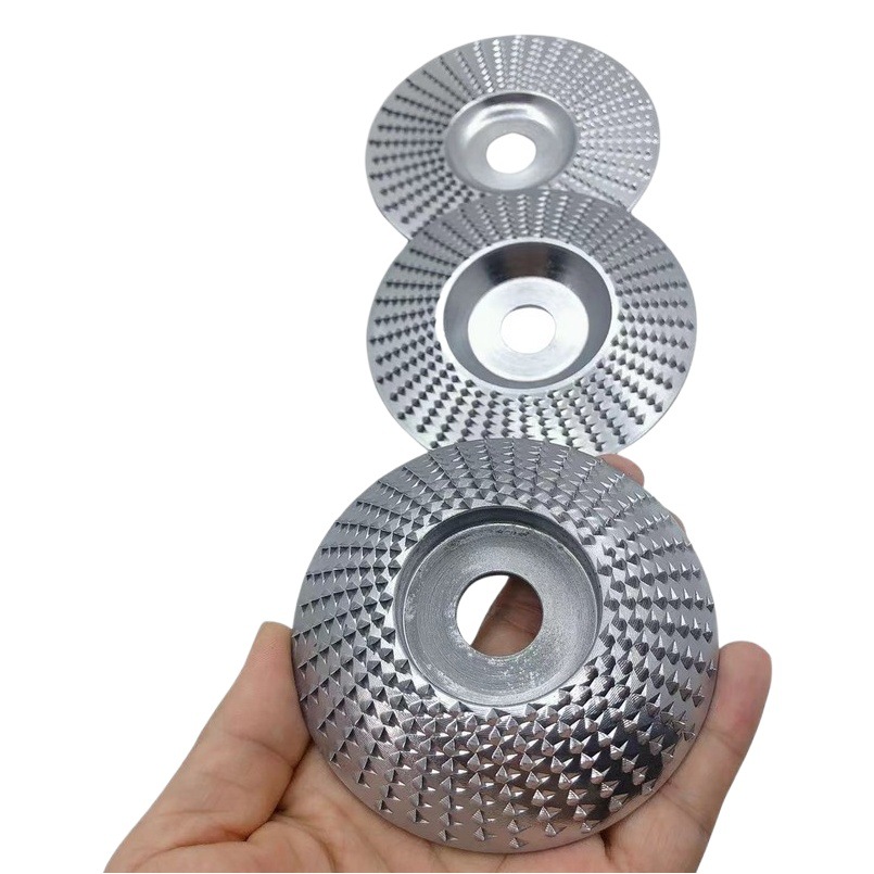 Procesamiento de madera plástico espina placa amoladora de ángulo disco de molienda arco plano Bevel cuchillo de molienda disco de pulido rueda de molienda