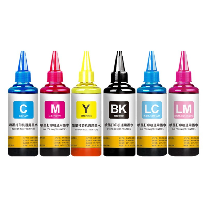 Cainuo подходит для HP Canon Brothers Epson и других принтеров, универсальных чернил непрерывной подачи, 100 мл.