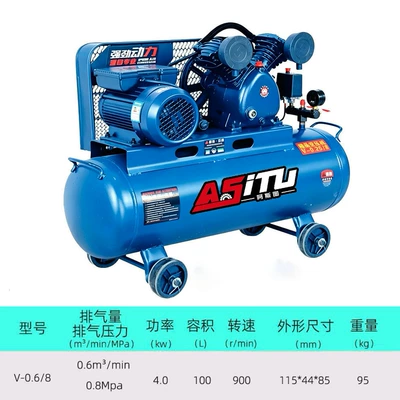 Repair Air Compressor, Hava kompressorları - industrial-grade-all-copper-4kw-two-cylinder-three-phase-068-380v-durable-king-free-13-vat-invoice