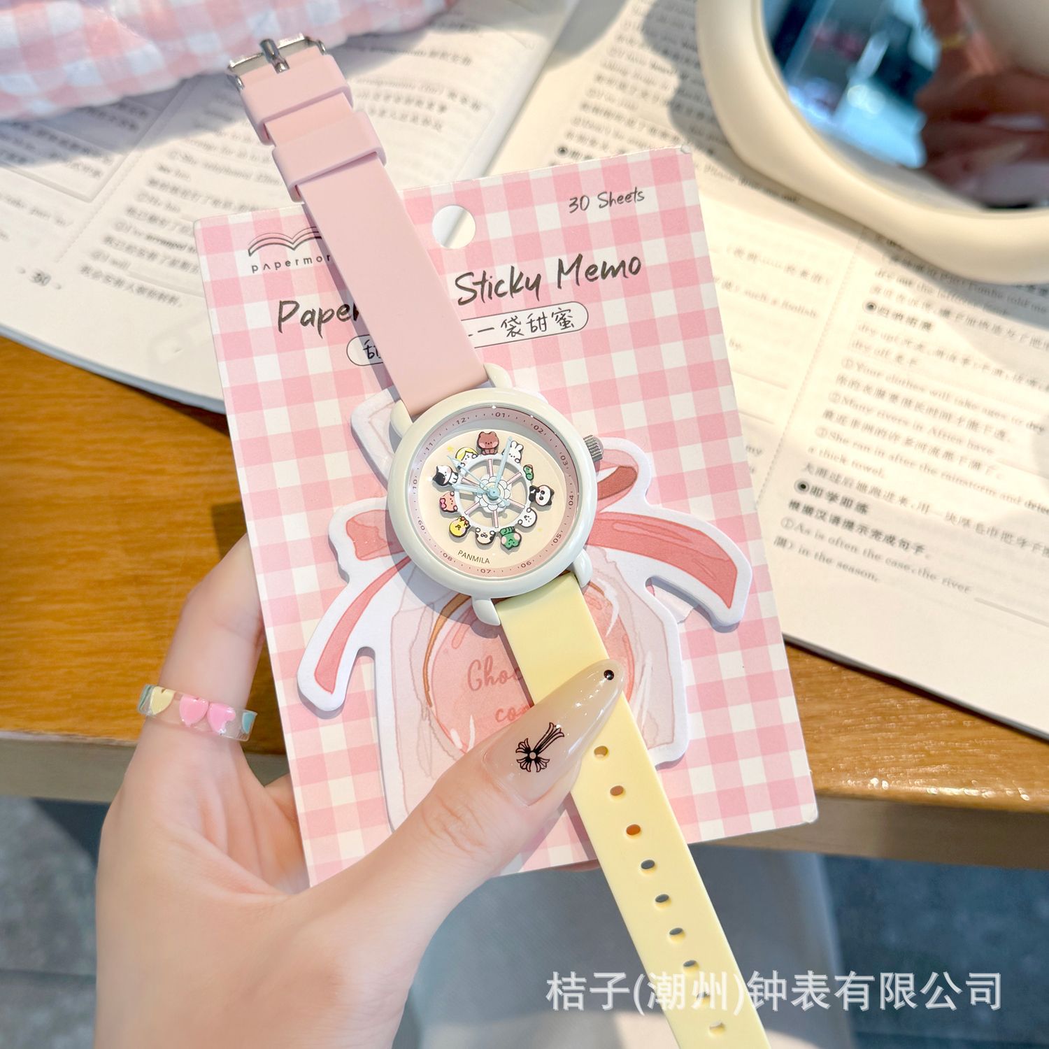 Fanmila Rotating Ferris Wheel Couple Watch Female Student Junior High School Girl Quartz Watch Girl Junior High School Student