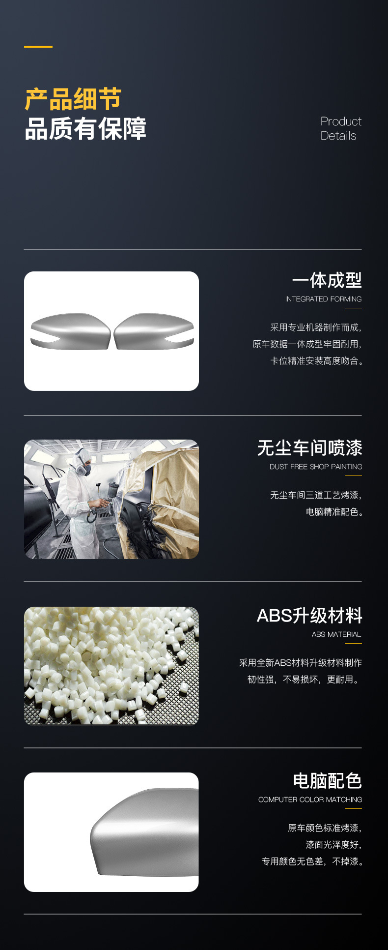 Suitable for 2013-2018 Nissan Teana rearview mirror housing, rearview mirror reflector lens, reversing mirror, turn signal assembly