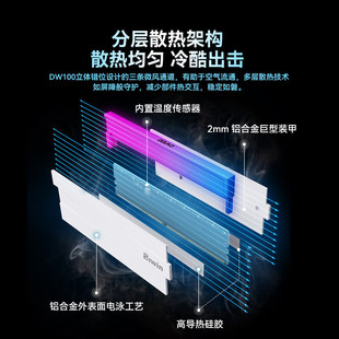 �۾S32G(16G&times;2)���b DDR5 6000 6400�l��̨ʽ�C�ȴ�l DW100���l