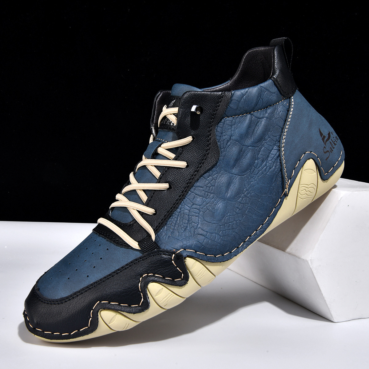 Wow, neue mittelhohe Octopus-Martin-Stiefel für Herren mit weiter Passform, geeignet für Frühling und Herbst, Outdoor-Reisen_voghion.com