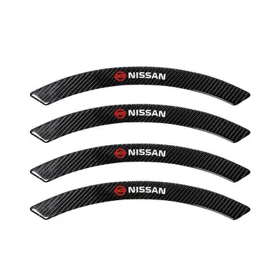 arch decorative strips, thickened anti-scratch, Qapı və bamper qoruyucu zolaqlar - day-production-carbon-fiber-wheel-arches-4-piece-set-unpackaged