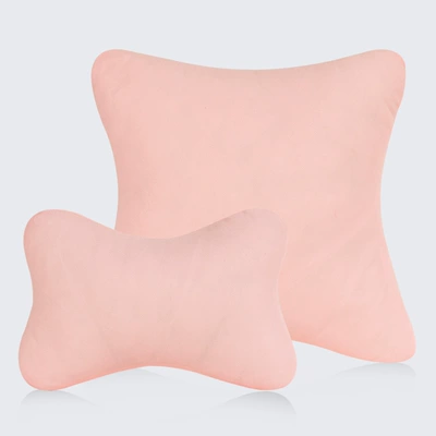 Car Headrest, Neck Pillow, Car — Headrest - pink-headrest-lumbar-support