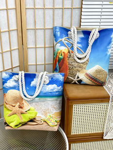 Beach travel bag one shoulder for leisure, beach style