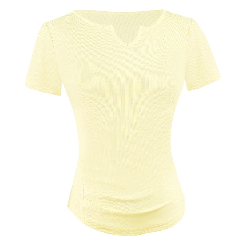 Ropa de baile ropa de práctica de las mujeres danza China danza clásica ropa de rendimiento ropa de cuerpo superior manga corta Ropa de baile de ballet