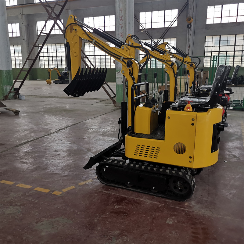 08吨小型挖掘机农用 果园家用建设迷你挖机 微型工程用挖土机