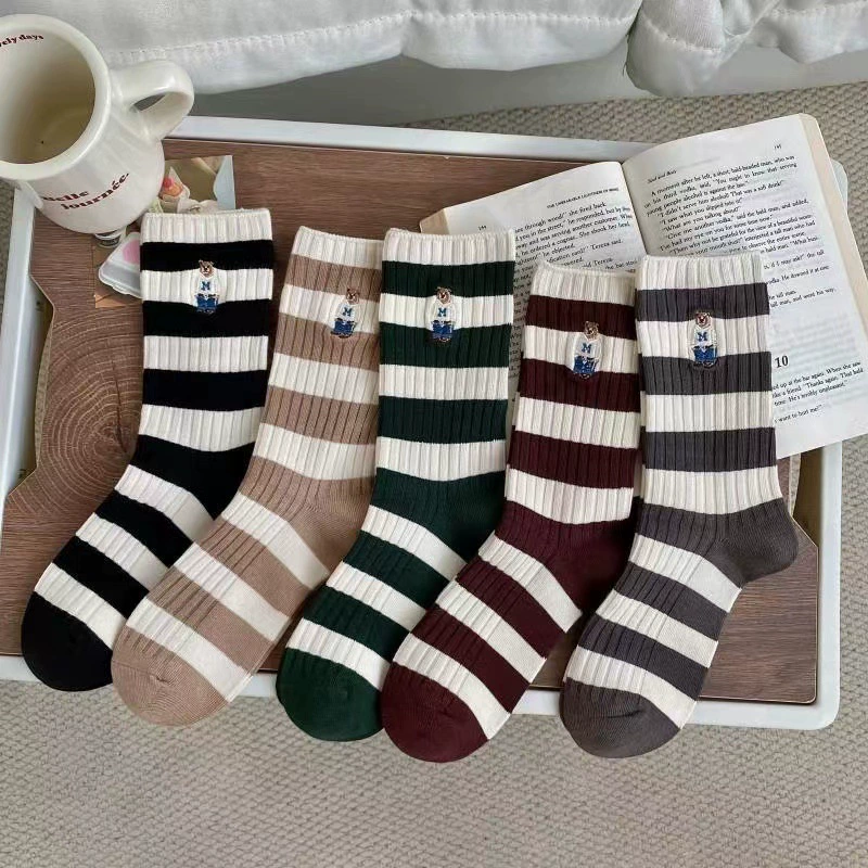 Retro Japanese summer knee socks