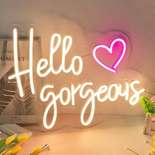 Hellogorgeous�޺�����Y����Ӣ����ĸLED�l�����Q���R�d��ĸ��