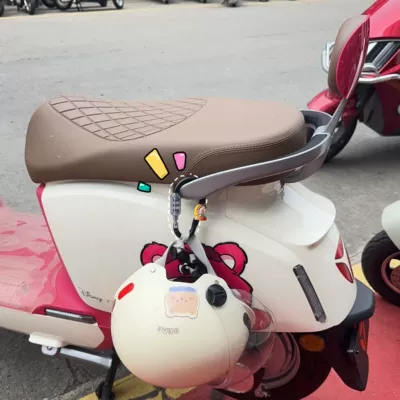 Helmet lock, alloy password anti-theft lock