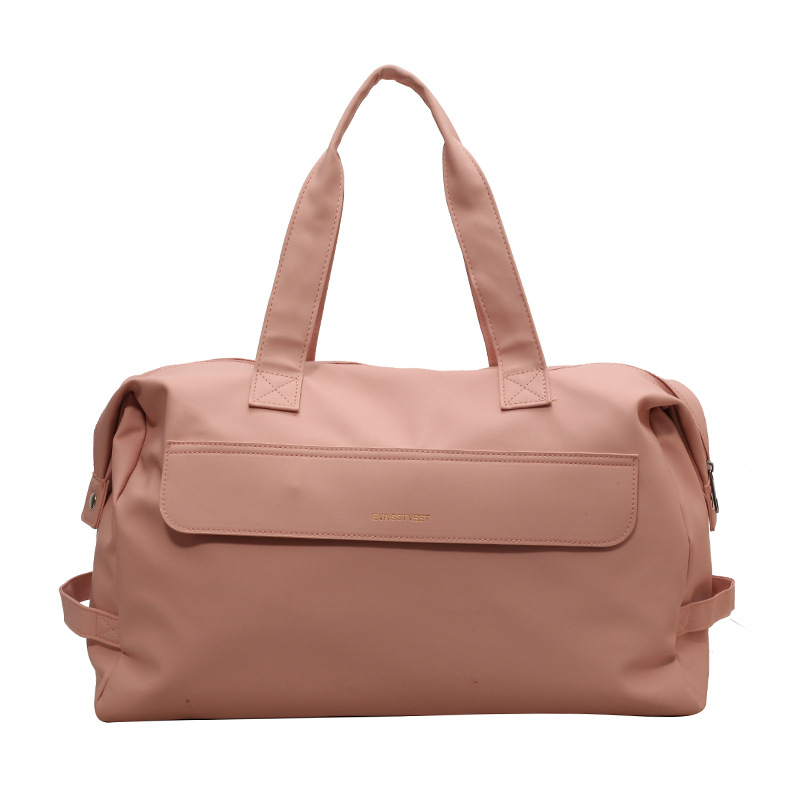 Bolsa de viaje de gran capacidad de las mujeres bolsa de viaje ligero de corta distancia viaje de negocios a corto plazo bolsa de equipaje de hombro portátil fitness simple