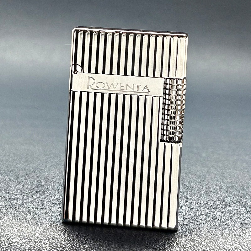新款好运达钢音朗声侧滑竖纹黄铜煤油打火机高端礼品厂家批发金属