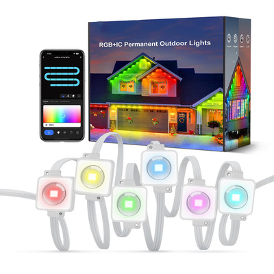 Cross -Workder Hot -Shower Sdief Smart Waterpronation Light Light Mobile Phone Приложение для голосового управления фэнтези -красочное освещение крыши праздничное атмосфера свет