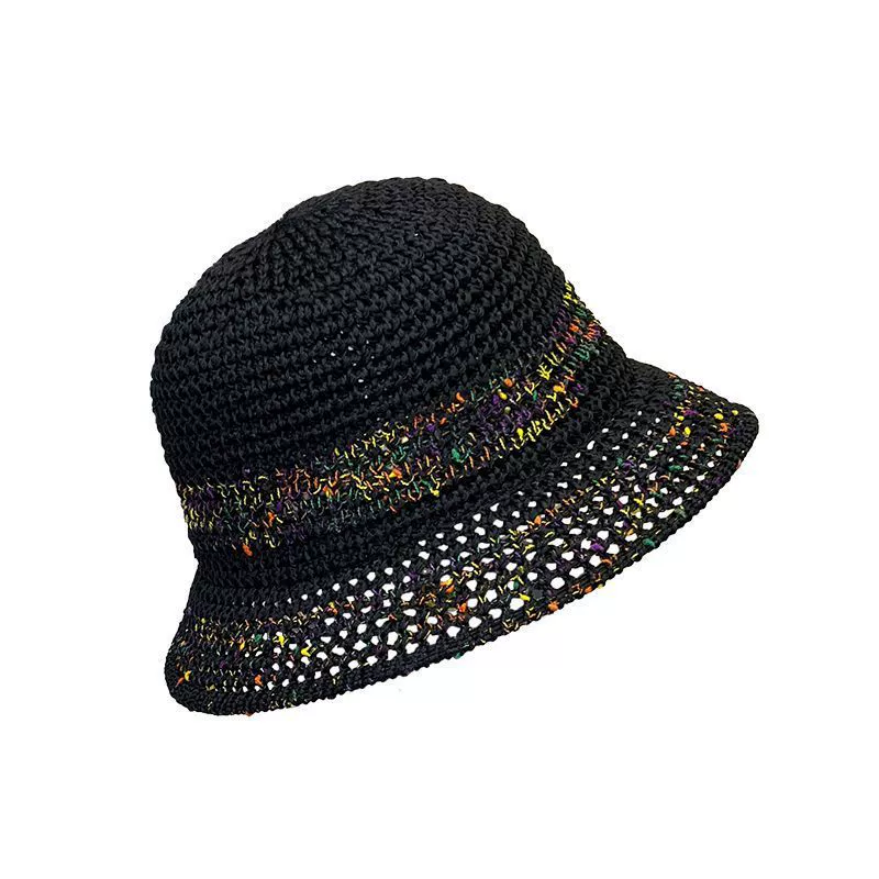 Summer knitted universal woven breathable bucket
