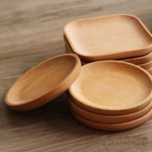 日式木质托盘长方形圆形椭圆木质托盘甜品摆件首饰收纳盘碟子拍照