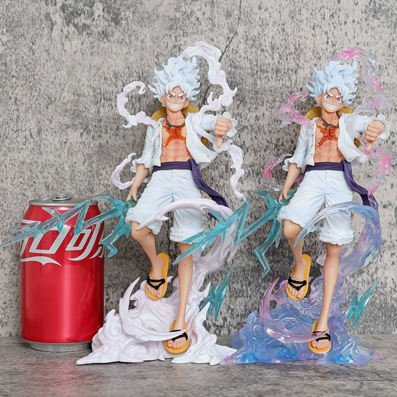 Ручная работа One Piece NY Nika - Flying Pacific Sun God Five Form Tieyun Luffy Lightning Model Swing Decoration Оптовая продажа