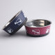 Pet stainless steel bowl dog large capacity rice bowl non-slip anti-knock cat bowl dog bowl pet bowl dog bowl wholesale