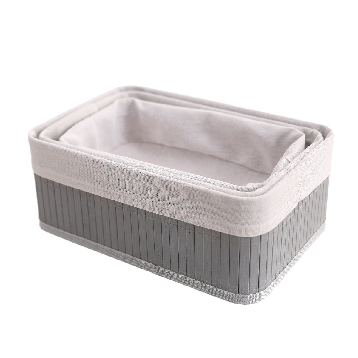 Cesta de Almacenamiento de Paja Natural Hecha a Mano para Interior y Escritorio