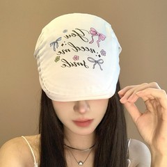 日系简约字母印花前进帽女夏季街头复古鸭舌贝雷帽显脸小画家帽潮