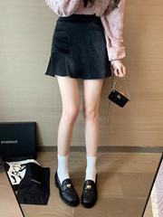 大量 葡萄媽 軟糯羊皮菱格一腳蹬粗跟厚底單鞋懶人樂福鞋女