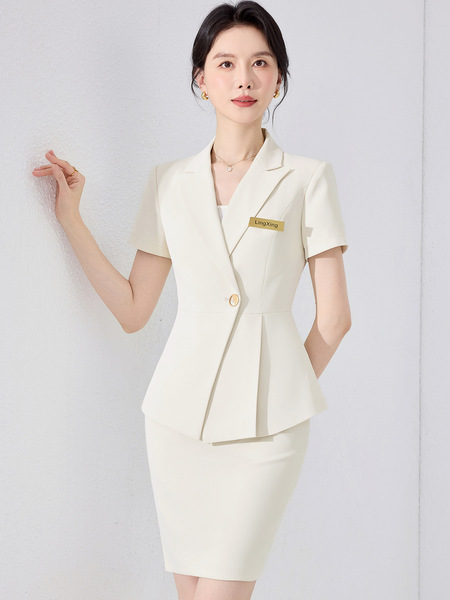Apricot classic suit