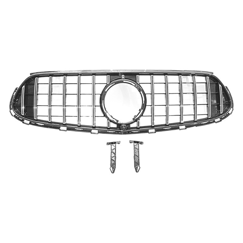 Suitable for 23-26 Models of Mercedes-Benz Glc Sport Edition X254, Gt Style Grille Clip Replacement Installation, Made of Abs Material