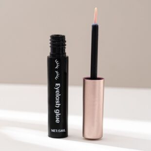 Manufacturer's Wholesale Hard Tube False Eyelash Glue for Foreign Trade, Hypoallergenic, Quick-Drying, Good Adhesion, Long-Lasting and Durable