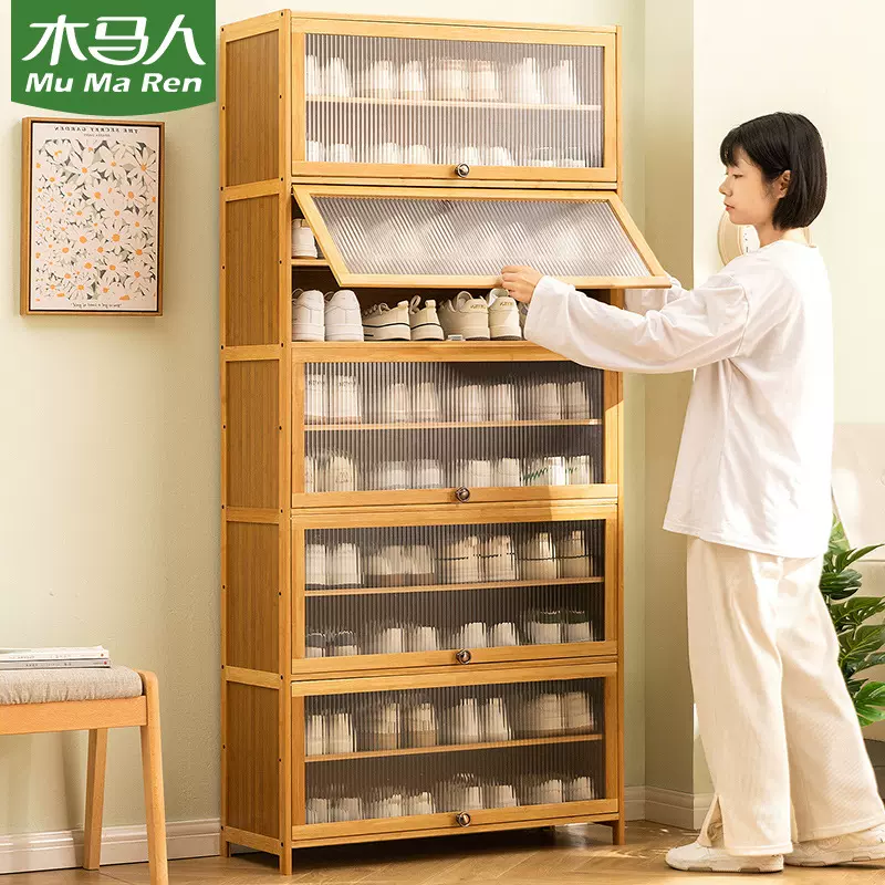 家用门口超薄鞋柜高款立式入户柜一体柜极窄窄柜轻奢高级感入户门
