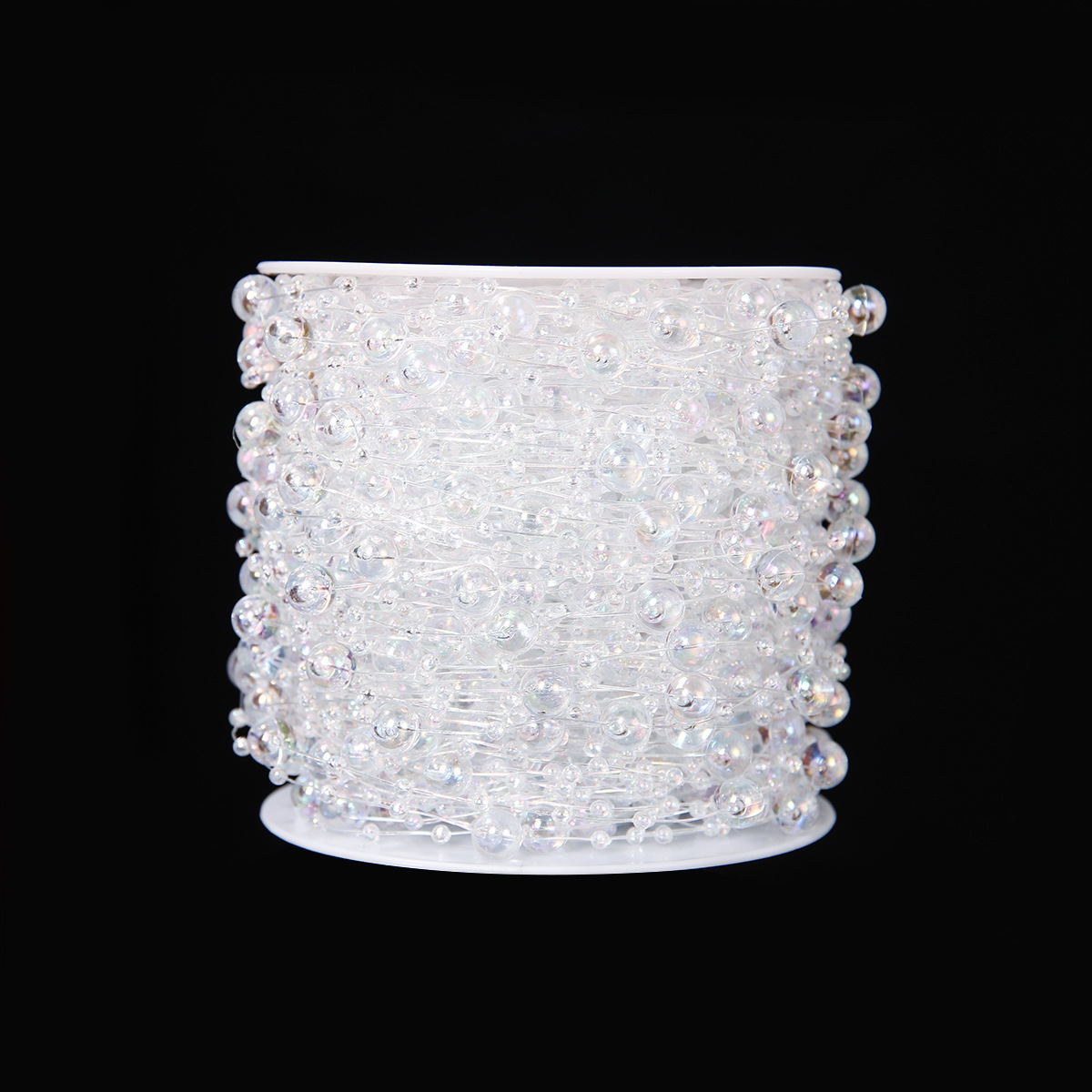 Bouquet material de embalaje al por mayor estilo Chanel flor embalaje DIY hecho a mano simulación perla bolsa flor accesorios Ins con cuentas