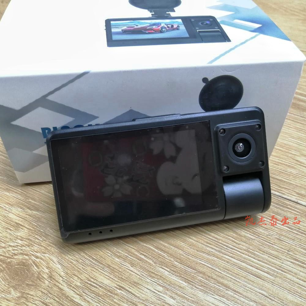 Wifi Three-Camera 1080P High-Definition Night Vision Dash Cam 3inch Touch Screen Car Surveillance Camera