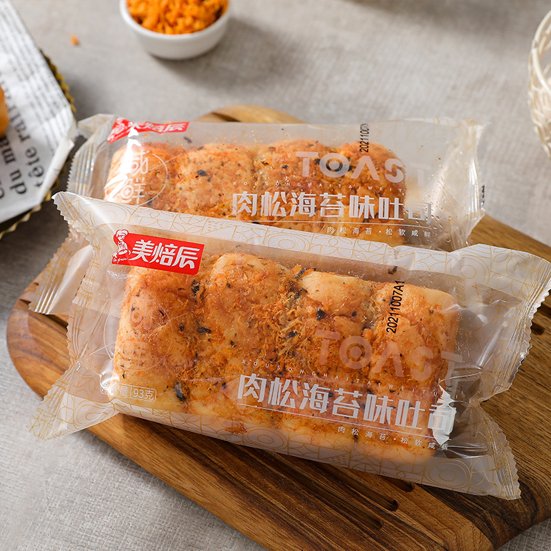 Daliyuan 토스트 빵 고기 모래와 김 맛 캐주얼 스낵 아침 식사 페이스트리