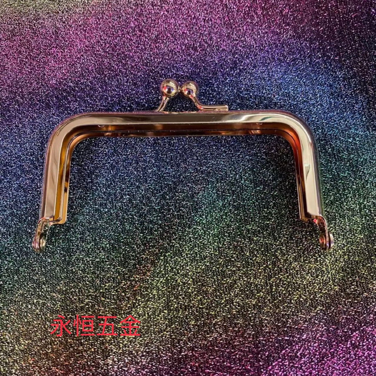 Venta directa de fábrica de gama alta boca oro boutique cartera con marco de clip bolso de noche de las mujeres hebilla bolso clip