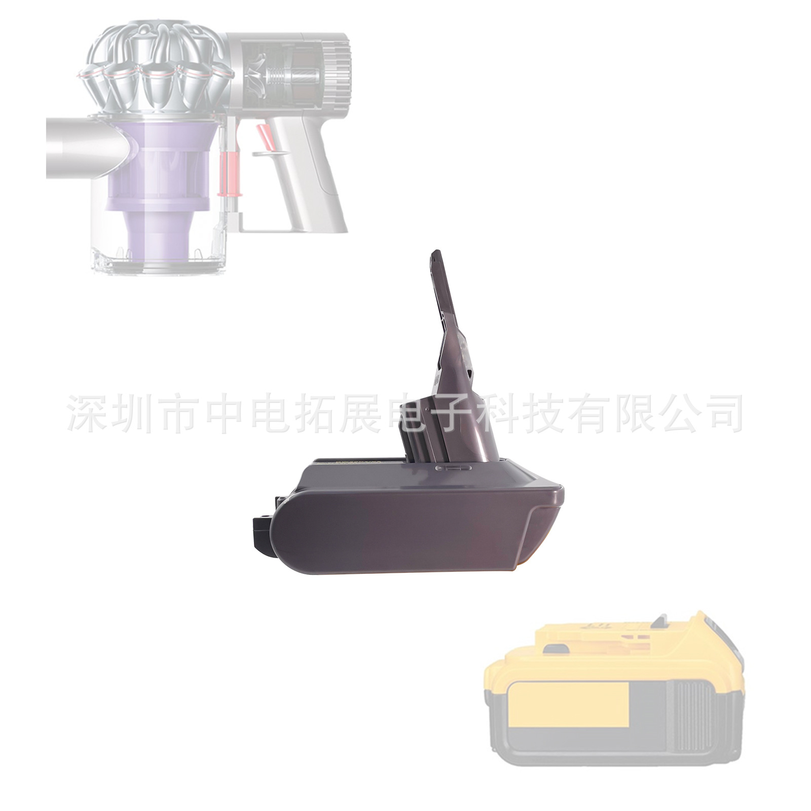 Convertidor para Aspirador Dyson DYSON V6V7V8V1031A/B Batería de litio 18V-24V Interrotor